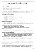 Samenvatting didactiek 2