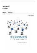 Test Bank for Economics, 13th Edition (Arnold, 2019), All Chapters Chapter 1-36 