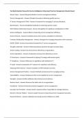 Test Bank Solution Manual for Service Intelligence&semi; Enhancing IT Service Management Already Passed 
