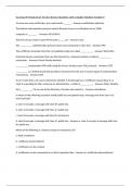 Securing of Infrastructure Services Review Questions with complete Solutions Graded A&plus;