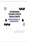 COM2602 EXAM PACK 2024&sol;2025