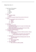 MICROBIOLO BIOS 242 Midterm Study Guide  (Version 3) -Verified And Correct Answers, Chamberlain College of Nursing