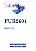 FUR2601 MCQ EXAM PACK 2022