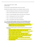 MICROBIOLO BIOS242 FINAL EXAM STUDY GUIDE,  -Verified And Correct Answers, Chamberlain College of Nursing