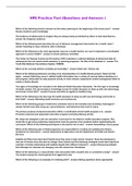 HPE Practice Test &lpar;Questions and Answers &rpar;