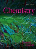 Zumdahl Chemistry 9th edition Test Bank (Complete Test Bank with Questions and Answers)
