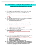 RN ATI MATERNAL NEWBORN PROCTORED EXAM- 36 exam versions-with 100&percnt; verified solutions-2022-2024