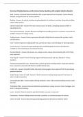 Overview of Banking Business and Its Services Review Questions with complete Solutions Rated A&plus;
