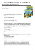 Fundamentals of Nursing &lpar; Two Volume Set &rpar; 3rd Edition Test Bank by Judith M&period; Wilkinson&comma; Leslie S&period; Treas&comma; Karen L&period; Barnett &comma; Mable H&period; Smith 