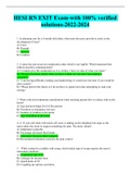 HESI RN EXIT Exam-with 100&percnt; verified solutions-2022-2024
