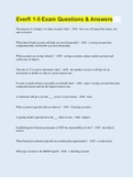 Everfi 1-5 Exam Questions & Answers &vert; 30 Questions with 100&percnt; Correct Answers &vert; Updated & Verified
