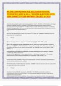 NR 548 EXAM PSYCHIATRIC ASSESSMENT FOR THE PSYCHIATRIC MENTAL HEALTH NURSE QUESTIONS