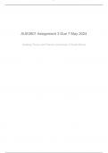 Aue2601 Assignment 3  2024 &vert; October 2024 &lpar;100&percnt;&rpar;