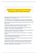 PMK-EE E5 Leadership & Character Questions With Correct Answers&period;