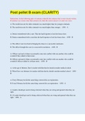 Bundle for Post Pellet B Tests &vert; Updated & Verified &vert; with Complete Solution