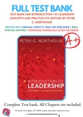 Test Bank For Introduction to Leadership: Concepts and Practice 5th Edition by Peter G. Northouse 9781544351599 Chapter 1-14 Complete Guide.
