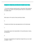 Chapter 01&colon; Maternity and Women's Health Care Today