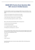 NCIDQ IDFX Practice Exam Questions With 100&percnt; Correct & Verified Answers