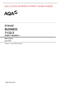 AQA A-LEVEL BUSINESS 3 PAPER 3 