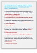 NUR180 MENTAL HEALTH FINAL EXAM&lpar;3 VERSIONS&rpar; HONDROS  2024&sol;2025 NEWEST&excl;&excl; COMPLETE ACTUAL 300 EXAM QUESTIONS  AND CORRECT ANSWERS &lpar;VERIFIED ANSWERS&rpar; ALREADY  GRADED &period;PASS GUARANTEED&period;-