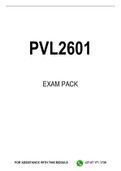 PVL2601 EXAM PACK 2022