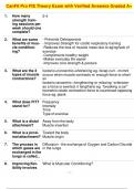 CanFit Pro FIS Theory Exam with Verified Answers Graded A&plus;