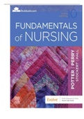 Test Bank for Fundamentals of Nursing 10th Edition by Potter