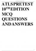 ATLS 10th Edition Post Test MCQ &lpar;2024-2025&rpar; 100 Guarantee Pass
