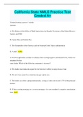 California State NMLS Practice Test Graded A&plus;