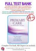 Test Bank For Primary Care&colon; A Collaborative Practice 5th Edition by Terry Mahan Buttaro & JoAnn Trybulski & Patricia Polgar-Bailey & Joanne Sandberg-Cook 9780323355018 Chapter 1-250 Complete Guide&period;