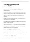 PPO Exam Correct Questions & Answers&lpar;SCORED A&plus;&rpar;