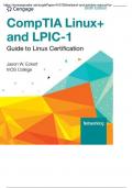 Test Bank For CompTIA Linux&plus; and LPIC-1 Guide to Linux Certification - 6th Edition - 2024 All Chapters - 9798214000800