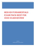 HESI RN FUNDAMENTALS EXAM PACK &lpar;1&rpar;