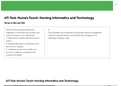 NR 306 /ATI Nurse's Touch Nursing informatics and Technology 2022/2023