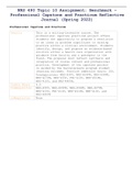NRS 490 Topic 10 Assignment&colon; Benchmark &ndash; Professional Capstone and Practicum Reflective Journal &lpar;Spring 2022&rpar;NRS 490 Topic 10 Assignment&colon; Benchmark &ndash; Professional Capstone and Practicum Reflective Journal &lpar;Spring 2022&rpar;NRS 490 Topic 10 Assignment&colon; Benchmar