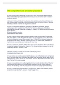 PN comprehensive predictor practice B 