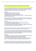 Psychosocial Integrity Questions And Answers  2022&sol;2023