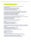 Fundamentals HESI Practice