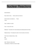 Nuclear Reactions