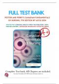Complete Test Bank For Potter And Perry's Canadian Fundamentals Of Nursing 7th Edition By Barbara Astle 2024 &vert; All Chapters
