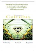 TEST BANK for Calculus 9th Edition by Varberg&comma; Purcell and Rigdon&comma; all Chapters covered ISBN&colon; 9780131429246