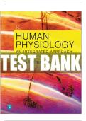 Test Bank for Human Physiology An Integrated Approach 8th Edition by Silverthorn&comma; All Chapters