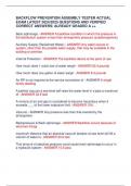 BACKFLOW PREVENTION ASSEMBLY TESTER ACTUAL EXAM LATEST 2024&sol;2025 QUESTIONS AND VERIFIED CORRECT ANSWERS&sol; ALREADY GRADED A &plus;&plus;