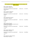 ATI Powdered Medications&sol;Questions And answers&sol; All 100&percnt; correct&period;