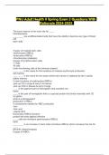 ADULT HEALTH BUNDLED EXAMS WITH QUESTIONS AND VERIFIED DETAILED ANSWERS