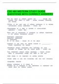 CSE 460 MIDTERM STUDY GUIDE QUESTIONS WITH CORRECT ANSWERS&period;