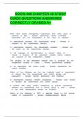 SOCW 460 CHAPTER 10 STUDY GUIDE QUESTIONS ANSWERED CORRECTLY GRADED A&period;