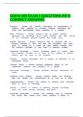 SOCW 460 EXAM 1 QUESTIONS WITH CORRECT ANSWERS&period;