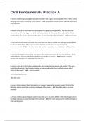 CMS Fundamentals Practice A