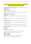 ISSA Personal Trainer Cert-Section 4&lowbar; QUESTIONS WITH COMPLETE SOLUTIONS